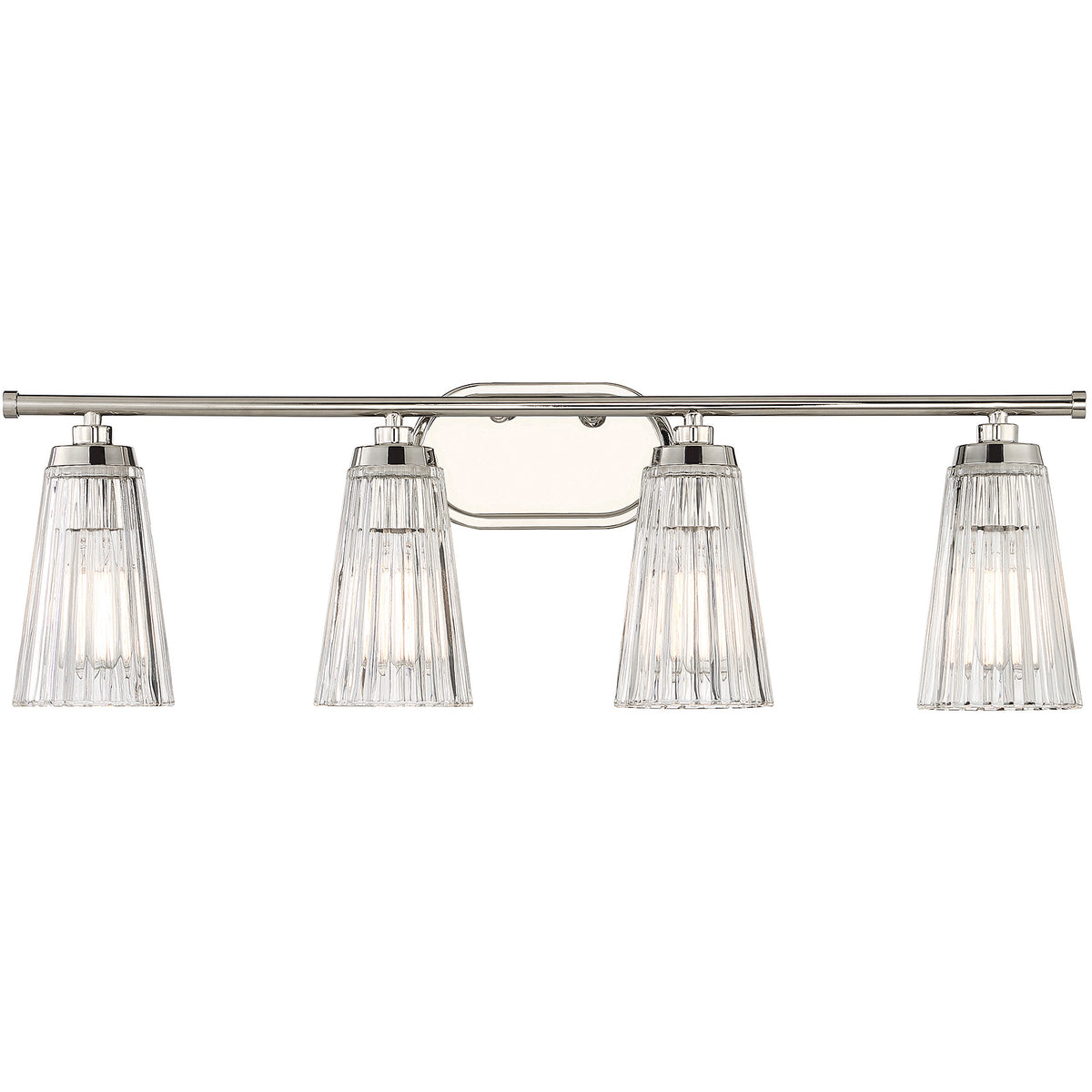 Chantilly 4-Light Bathroom Vanity Light in Matte Black