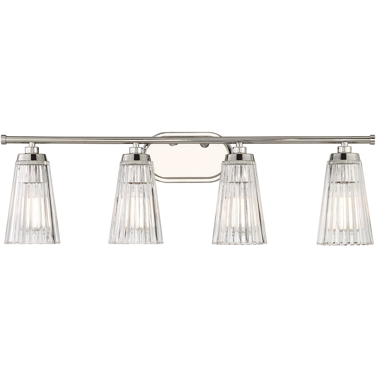 Chantilly 4-Light Bathroom Vanity Light in Matte Black