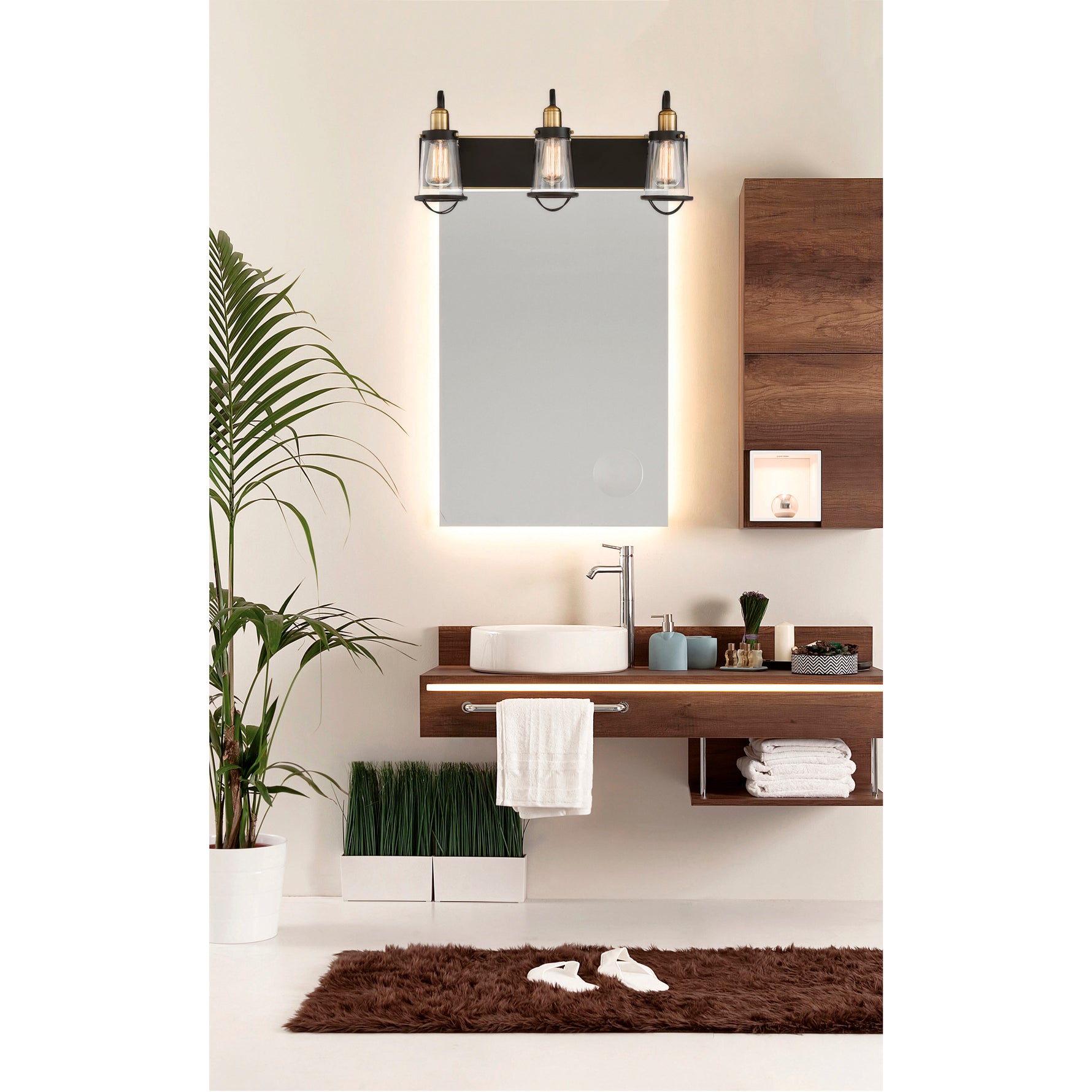 Lansing 3-Light - Lansing Bathroom Vanity Light by Savoy House