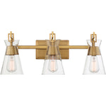 Lakewood 3-Light Bathroom Vanity Light in Matte Black