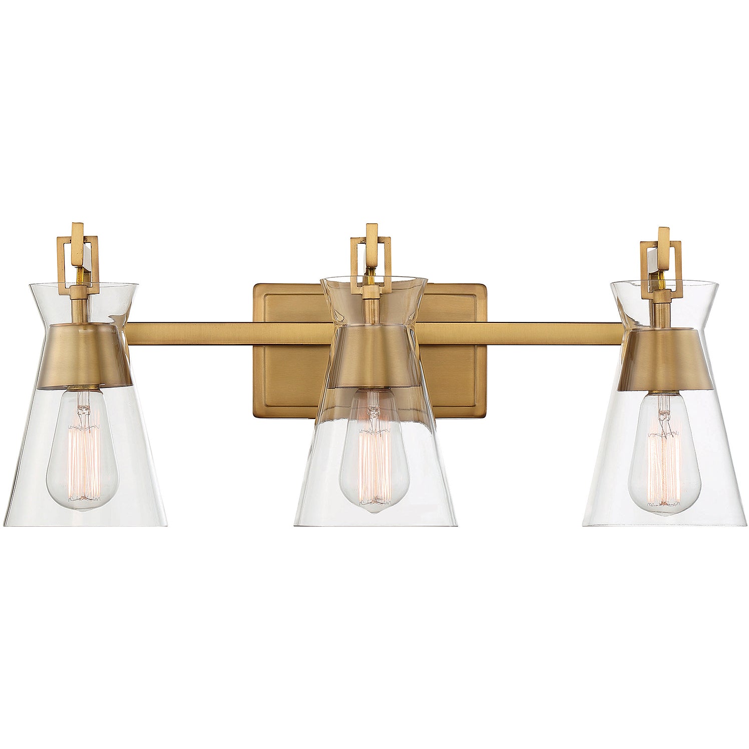 Lakewood 3-Light Bathroom Vanity Light in Matte Black