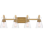Lakewood 4-Light Bathroom Vanity Light in Matte Black