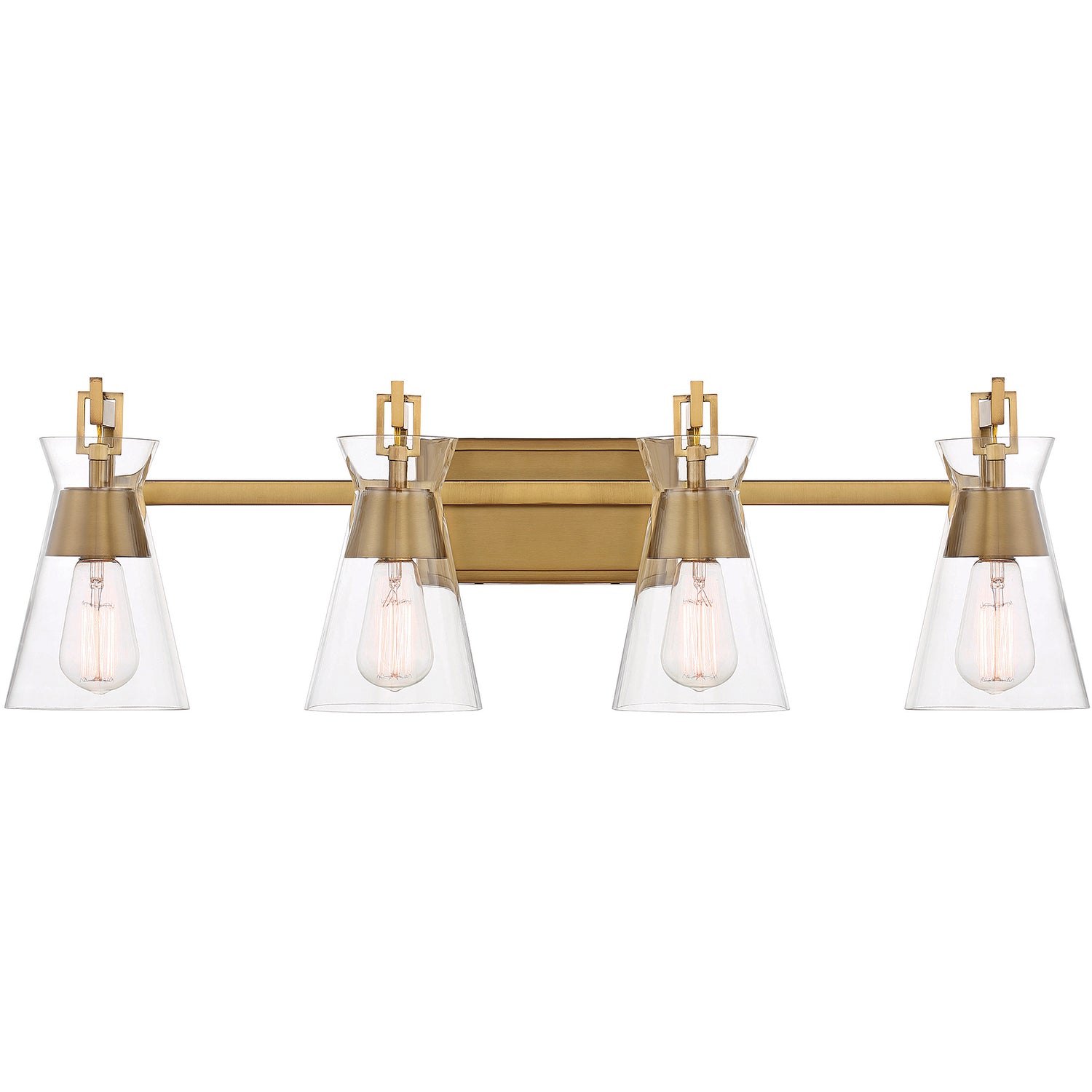 Lakewood 4-Light Bathroom Vanity Light in Matte Black