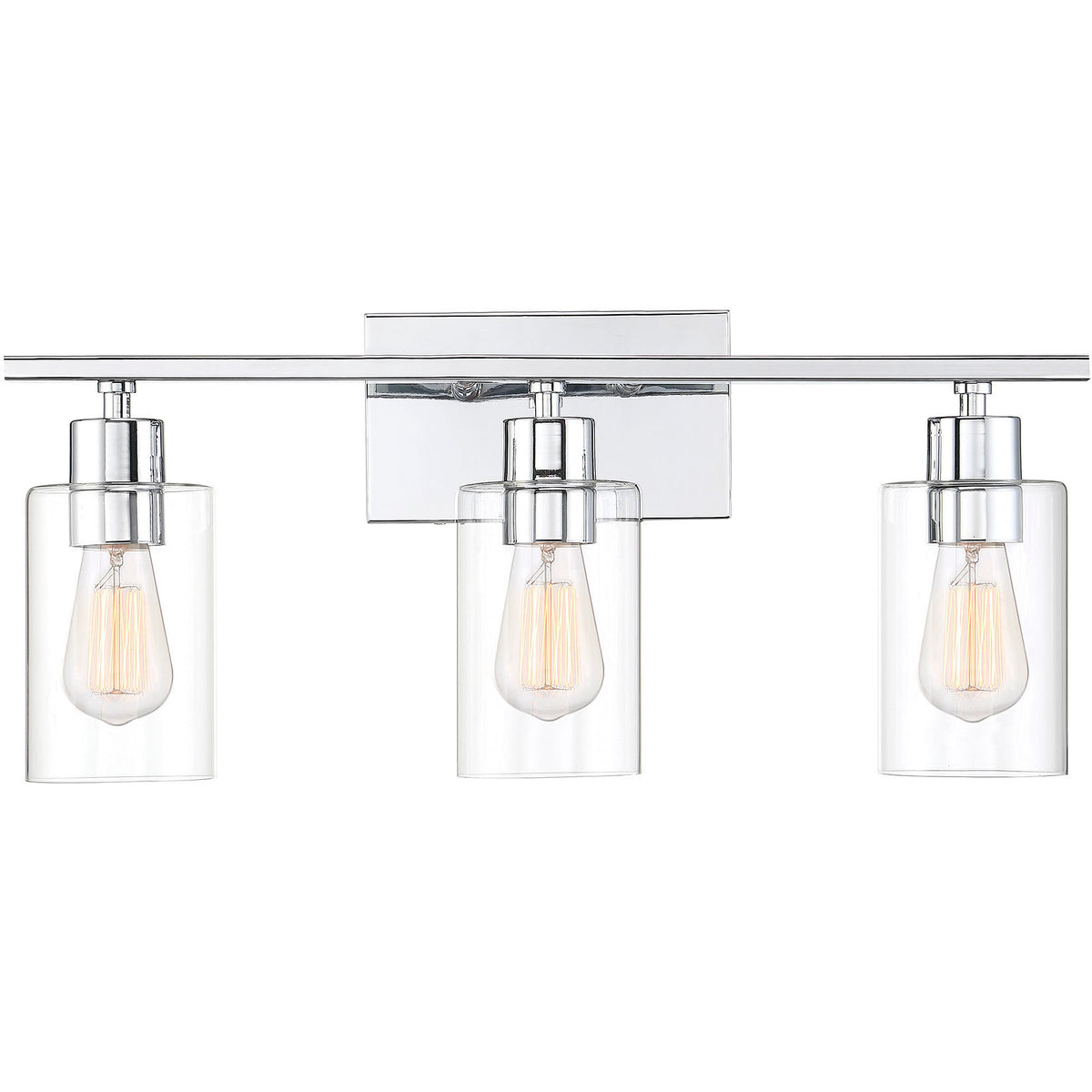 Lambert 3-Light Bathroom Vanity Light in Polished Chrome