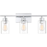 Lambert 3-Light Bathroom Vanity Light in Polished Chrome