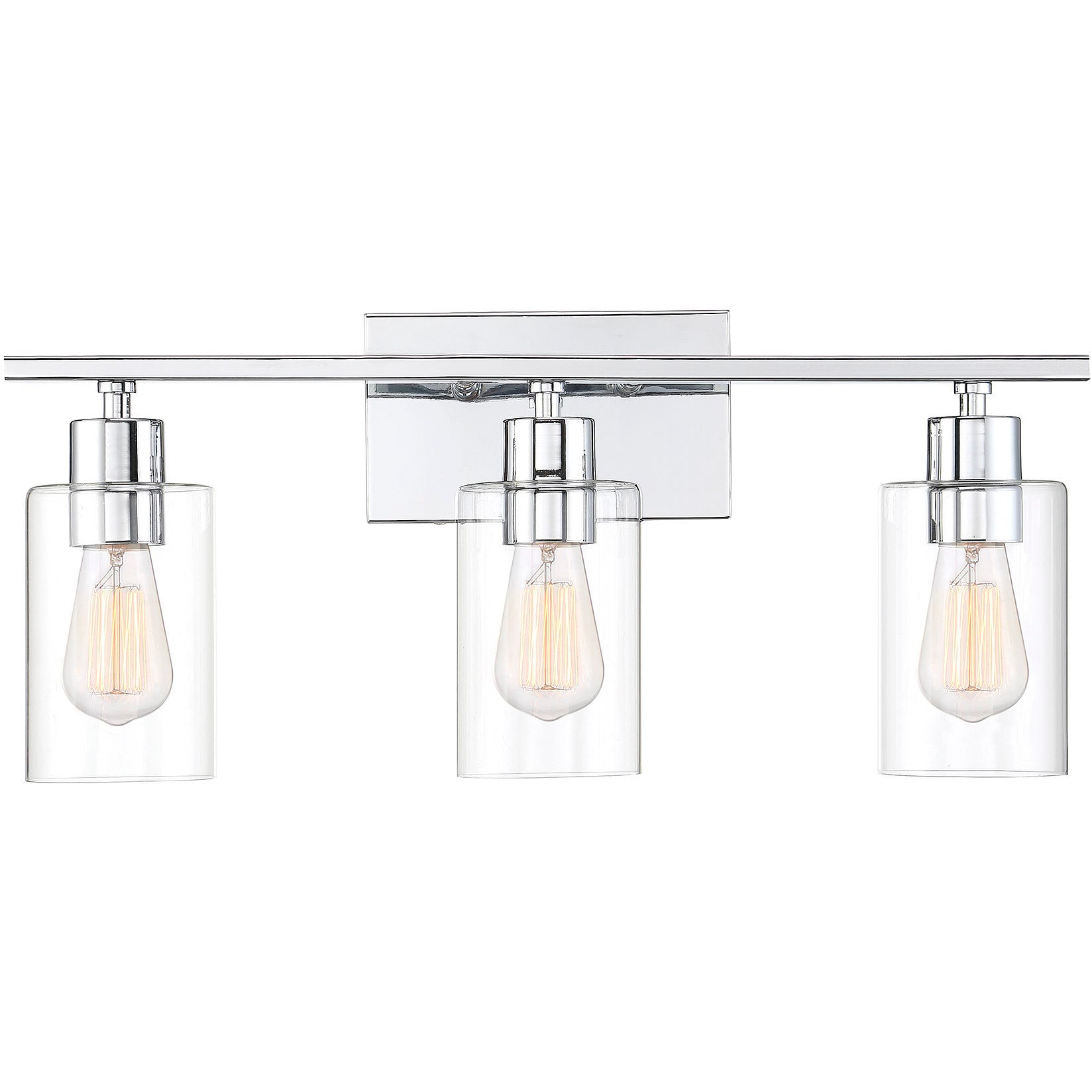Lambert 3-Light Bathroom Vanity Light in Polished Chrome