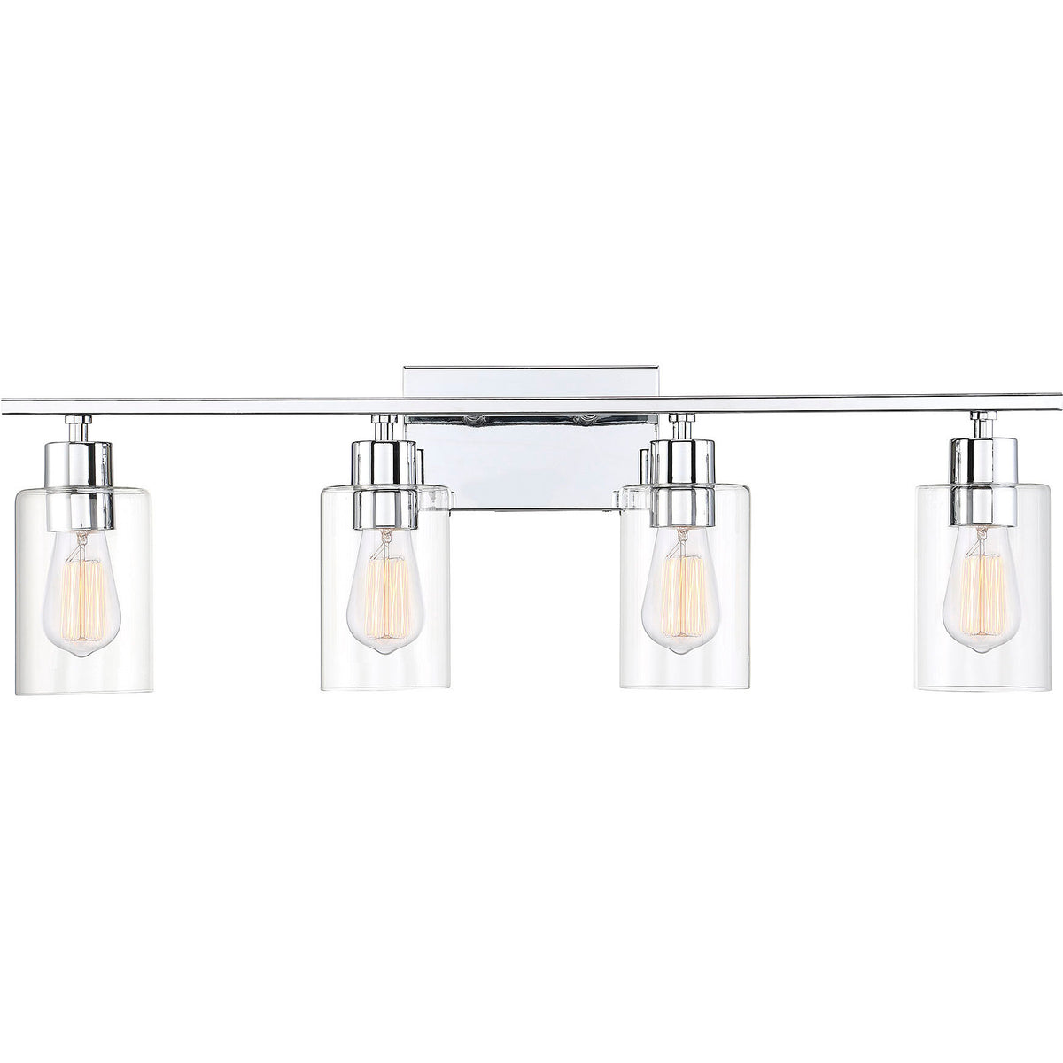 Lambert 4-Light Bathroom Vanity Light in Polished Chrome