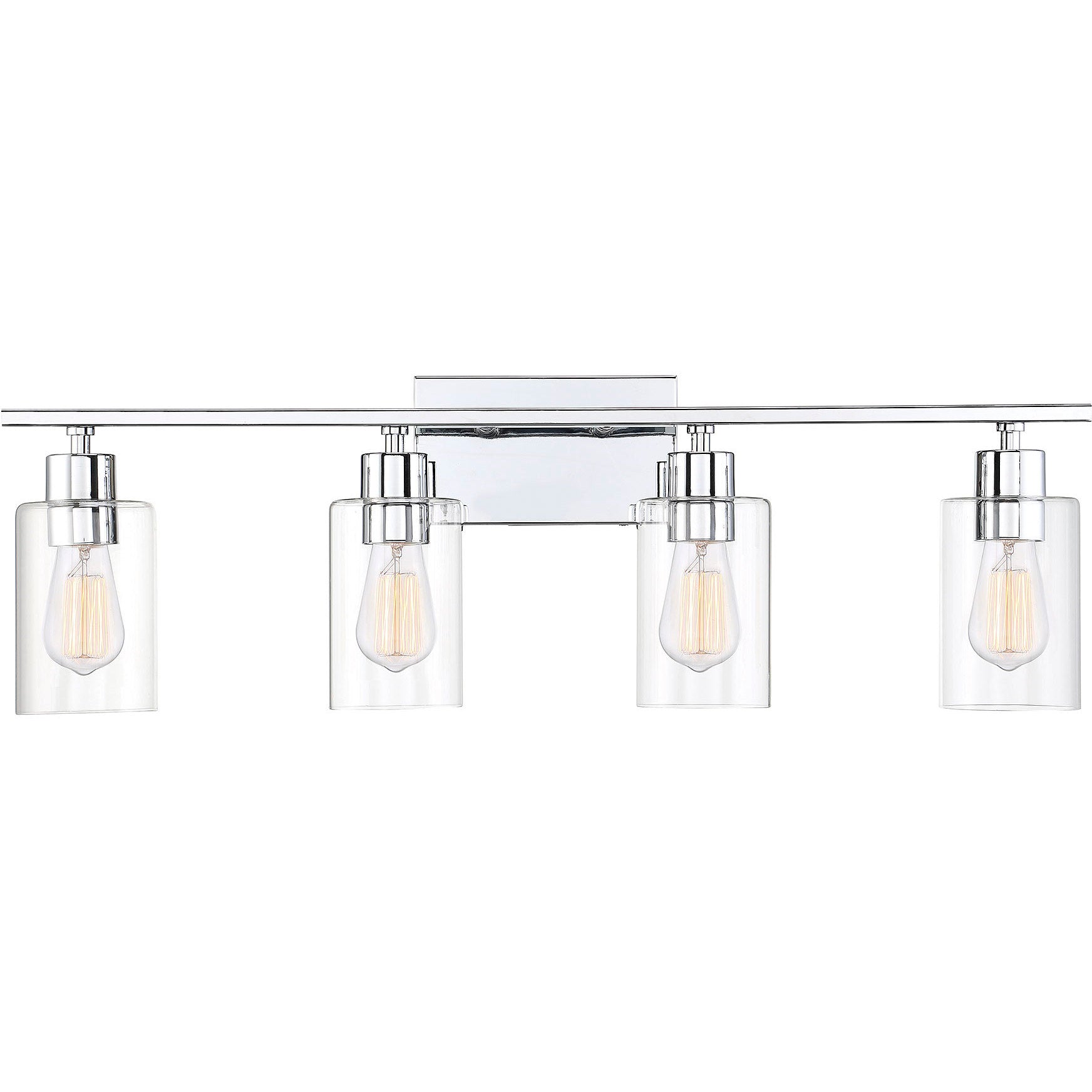 Lambert 4-Light Bathroom Vanity Light in Polished Chrome