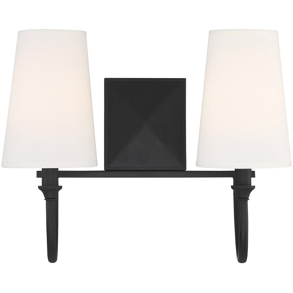 Cameron 2-Light - Matte Black