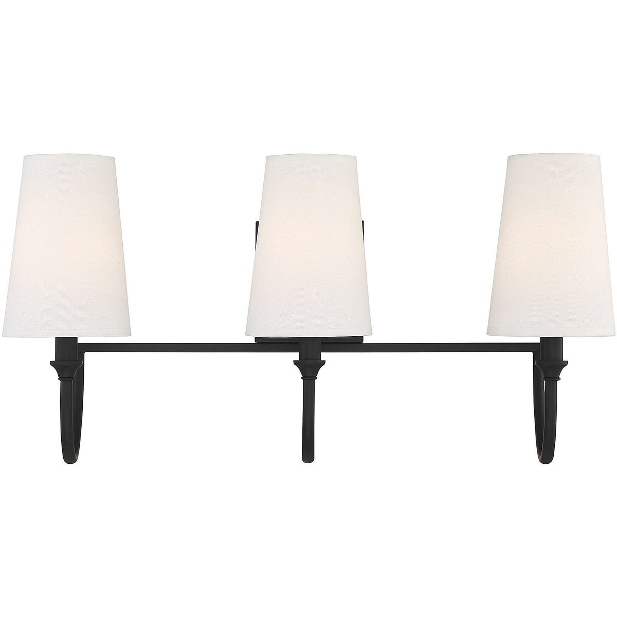 Cameron 3-Light - Matte Black