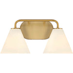 Blair 2-Light Bathroom Vanity Light in Matte Black