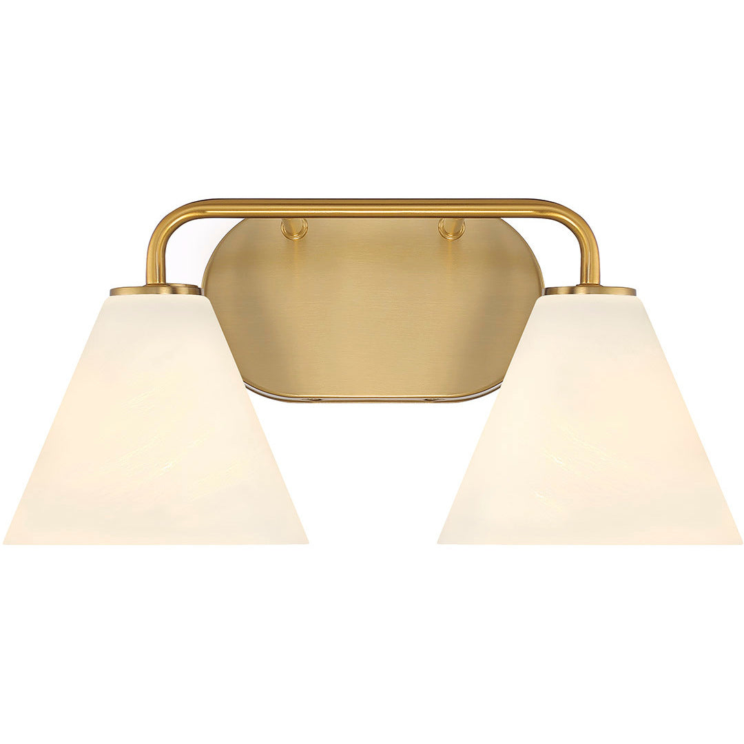 Blair 2-Light Bathroom Vanity Light in Matte Black