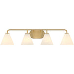 Blair 4-Light Bathroom Vanity Light in Matte Black