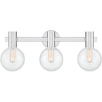 Wright 3-Light Bathroom Vanity Light in Matte Black