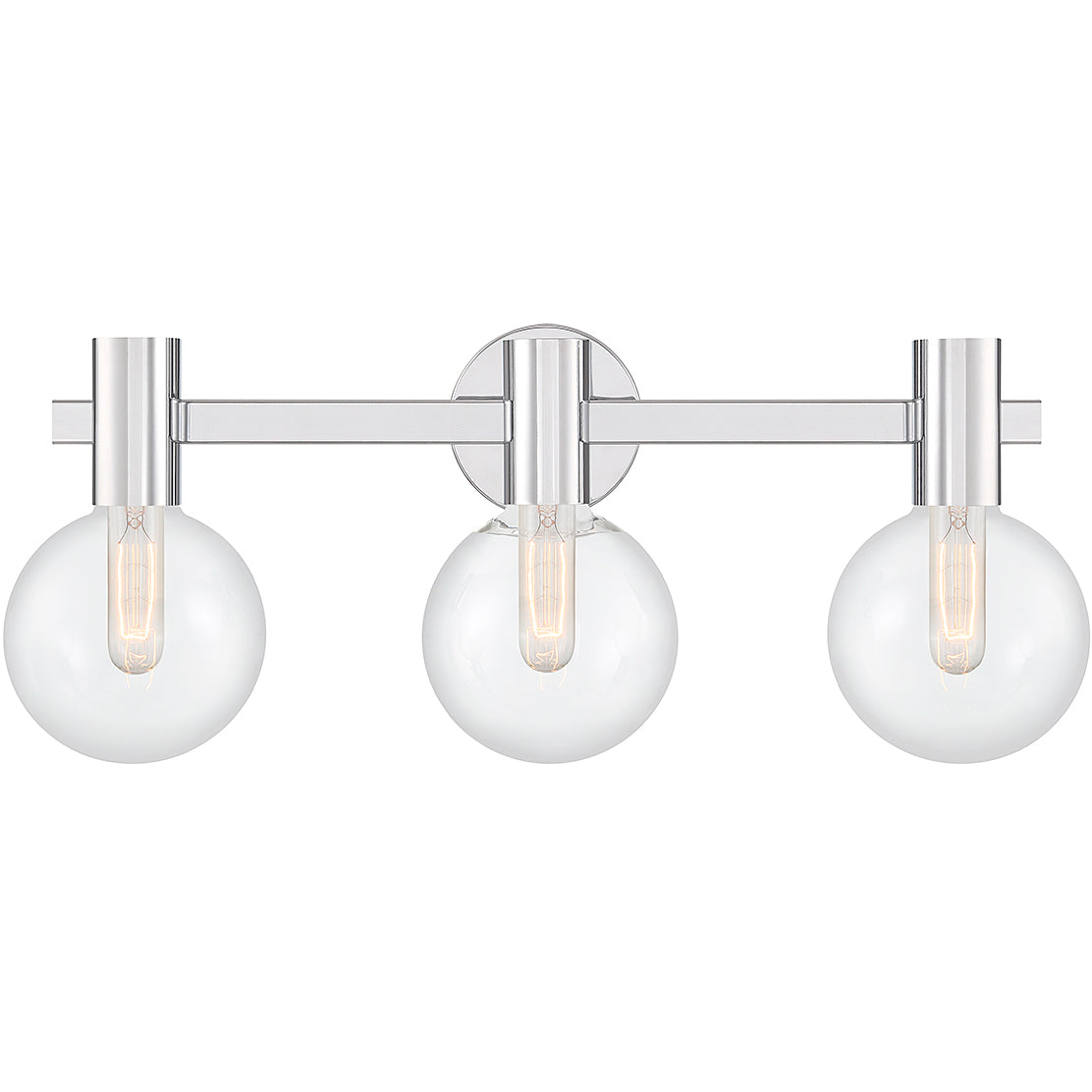 Wright 3-Light Bathroom Vanity Light in Matte Black