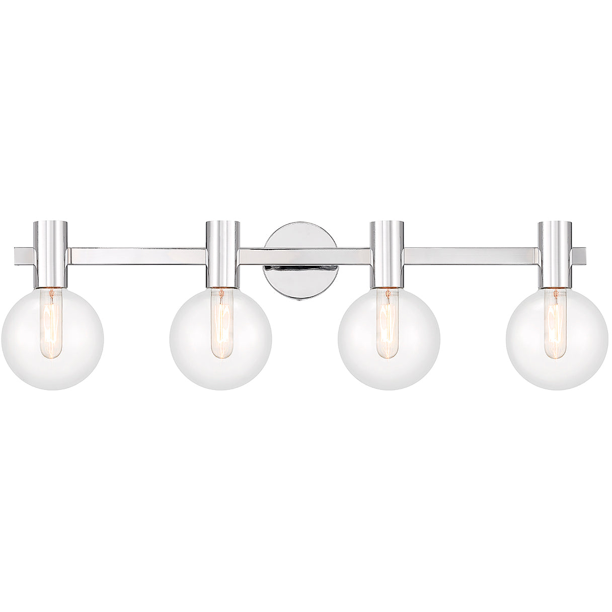 Wright 4-Light Bathroom Vanity Light in Matte Black