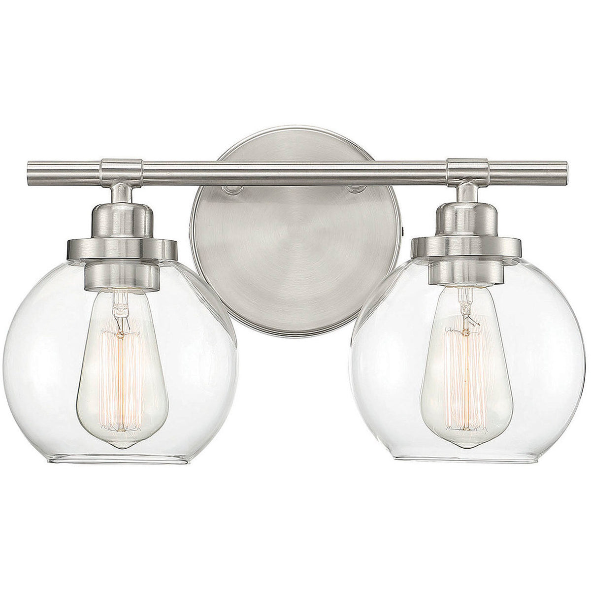 Carson 2-Light - Satin Nickel