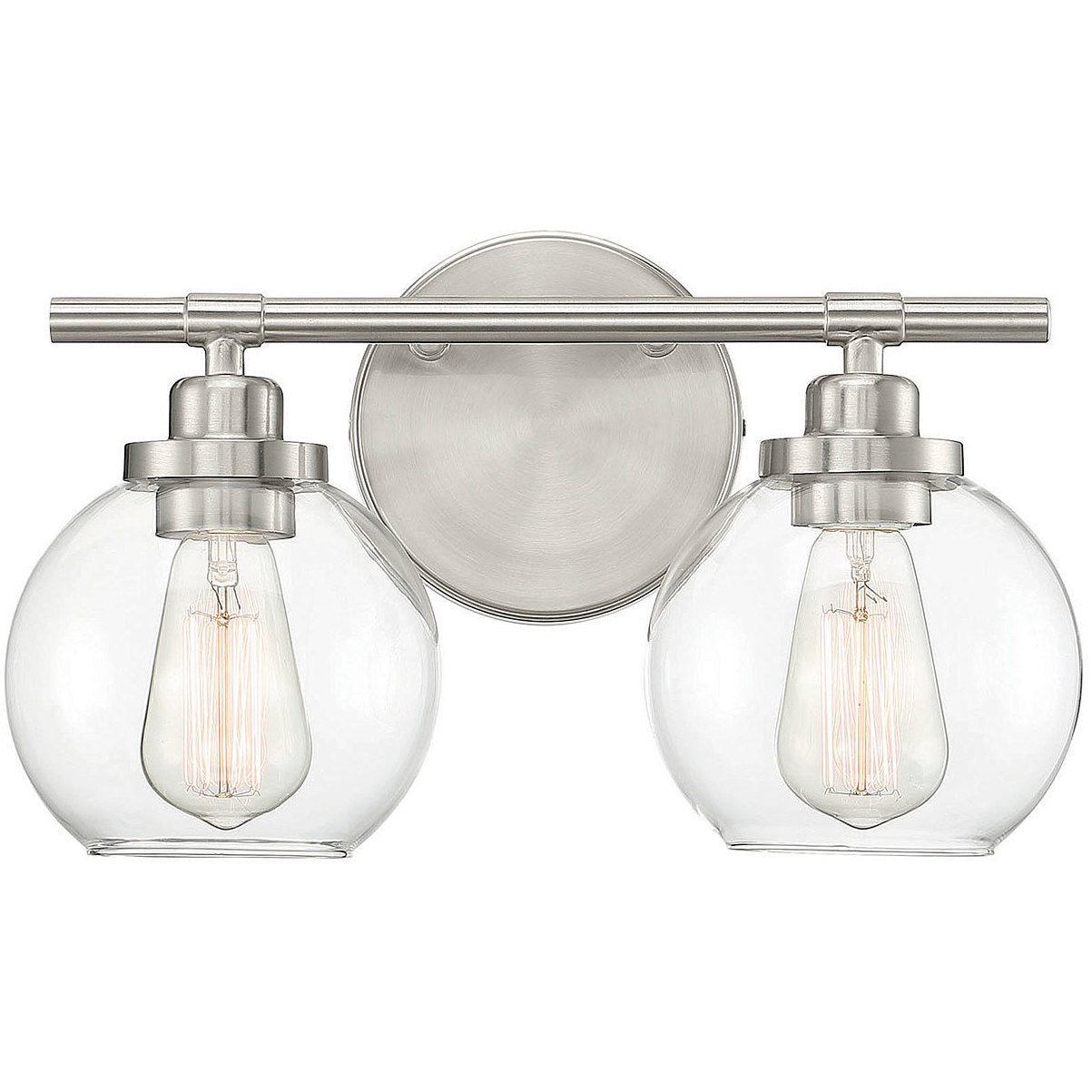 Carson 2-Light - Satin Nickel