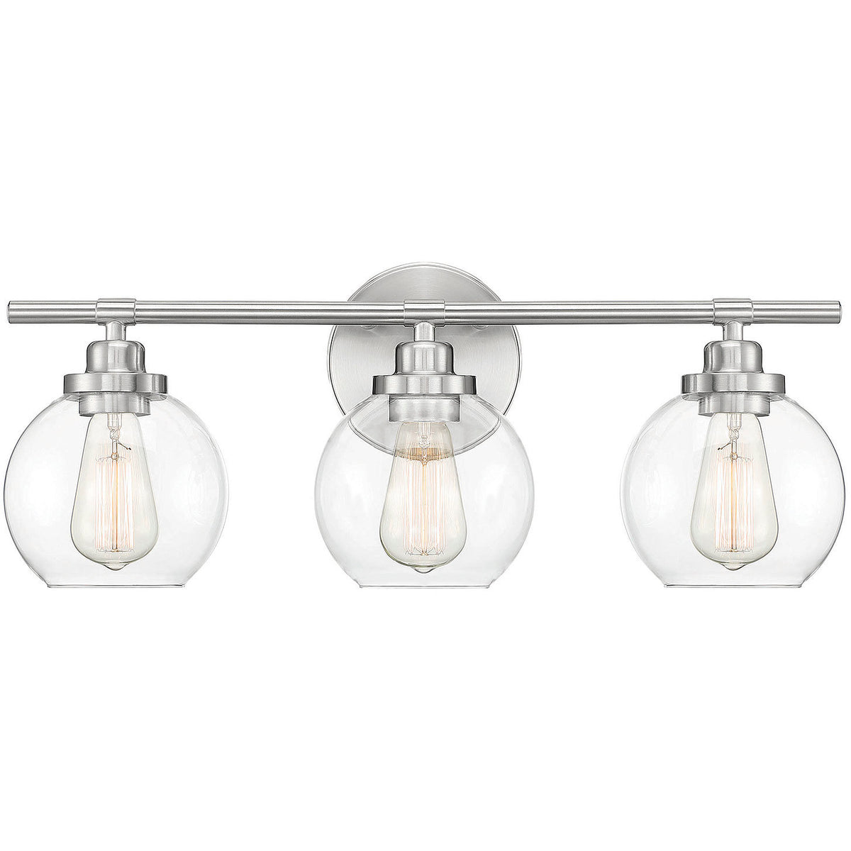 Carson 3-Light - Satin Nickel