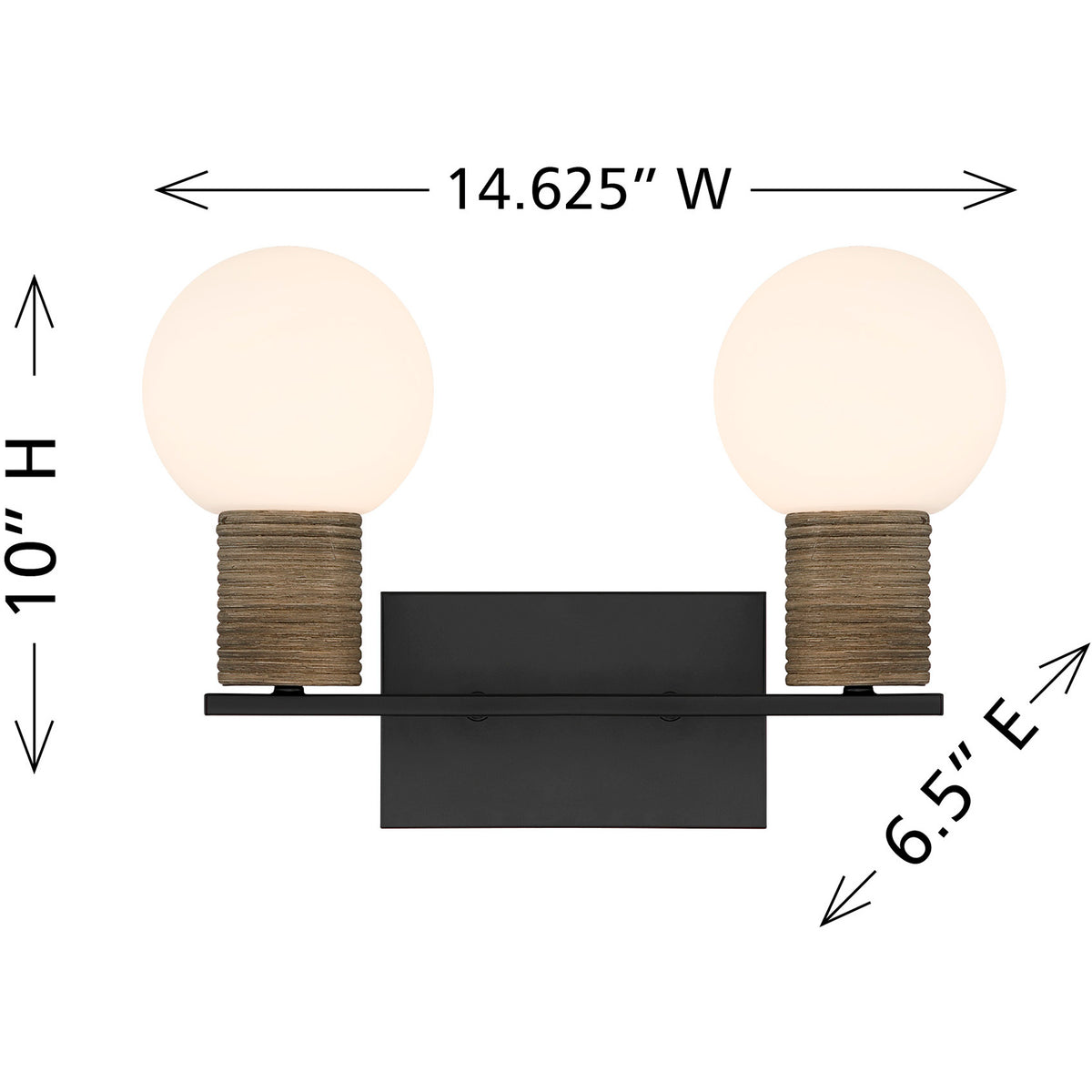 Jarrell 2-Light - Jarrell Bathroom Vanity Light by Savoy House