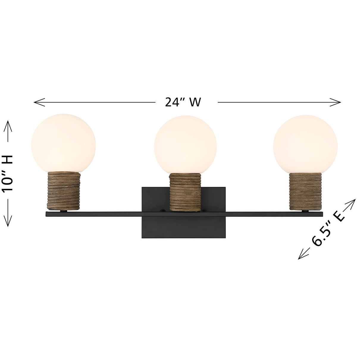 Jarrell 3-Light - Jarrell Bathroom Vanity Light by Savoy House