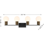 Jarrell 4-Light - Jarrell Bathroom Vanity Light by Savoy House