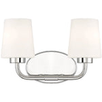 Capra 2-Light Bathroom Vanity Light in Warm Brass