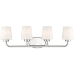 Capra 4-Light Bathroom Vanity Light in Warm Brass