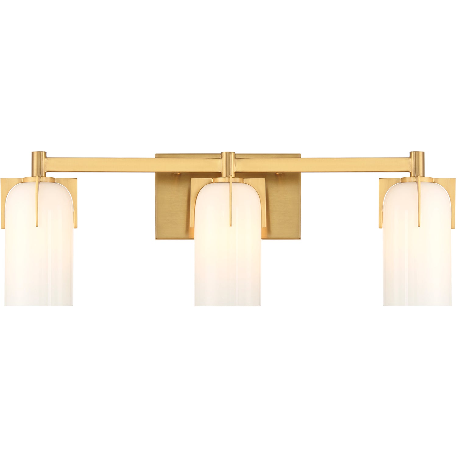 Caldwell 3-Light Bathroom Vanity Light in Matte Black