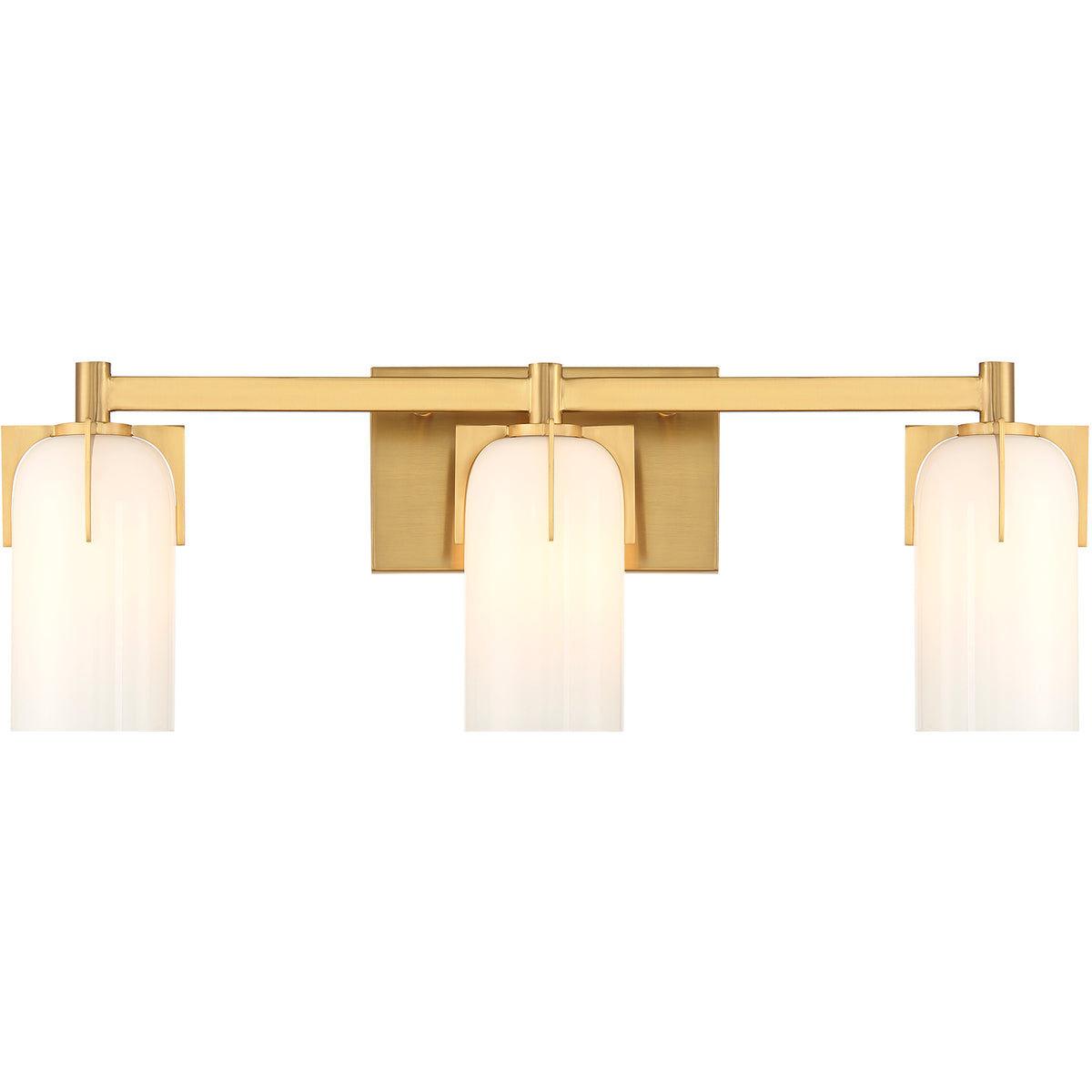 Caldwell 3-Light Bathroom Vanity Light in Matte Black
