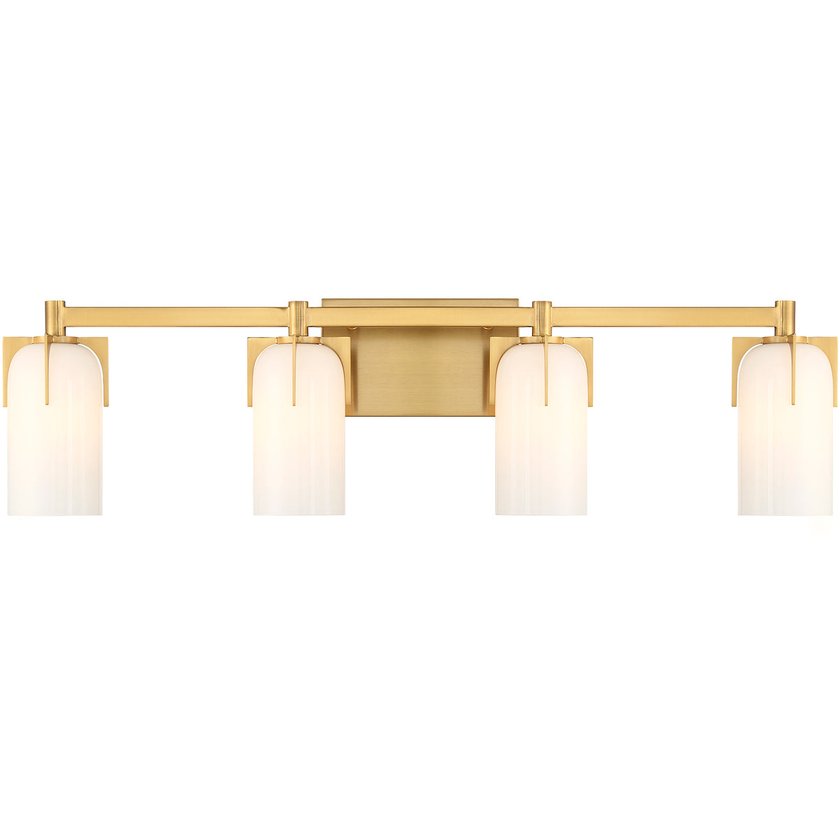 Caldwell 4-Light Bathroom Vanity Light in Matte Black
