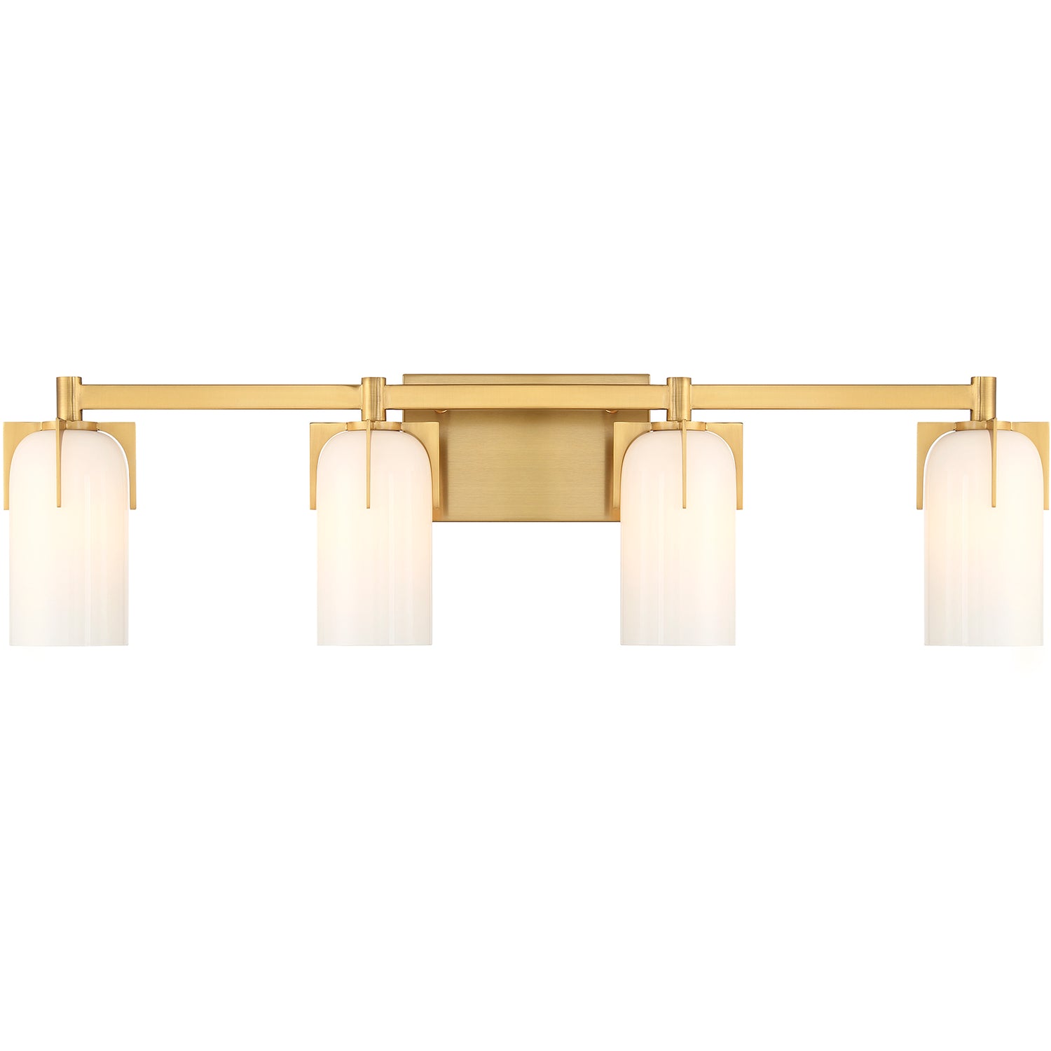 Caldwell 4-Light Bathroom Vanity Light in Matte Black