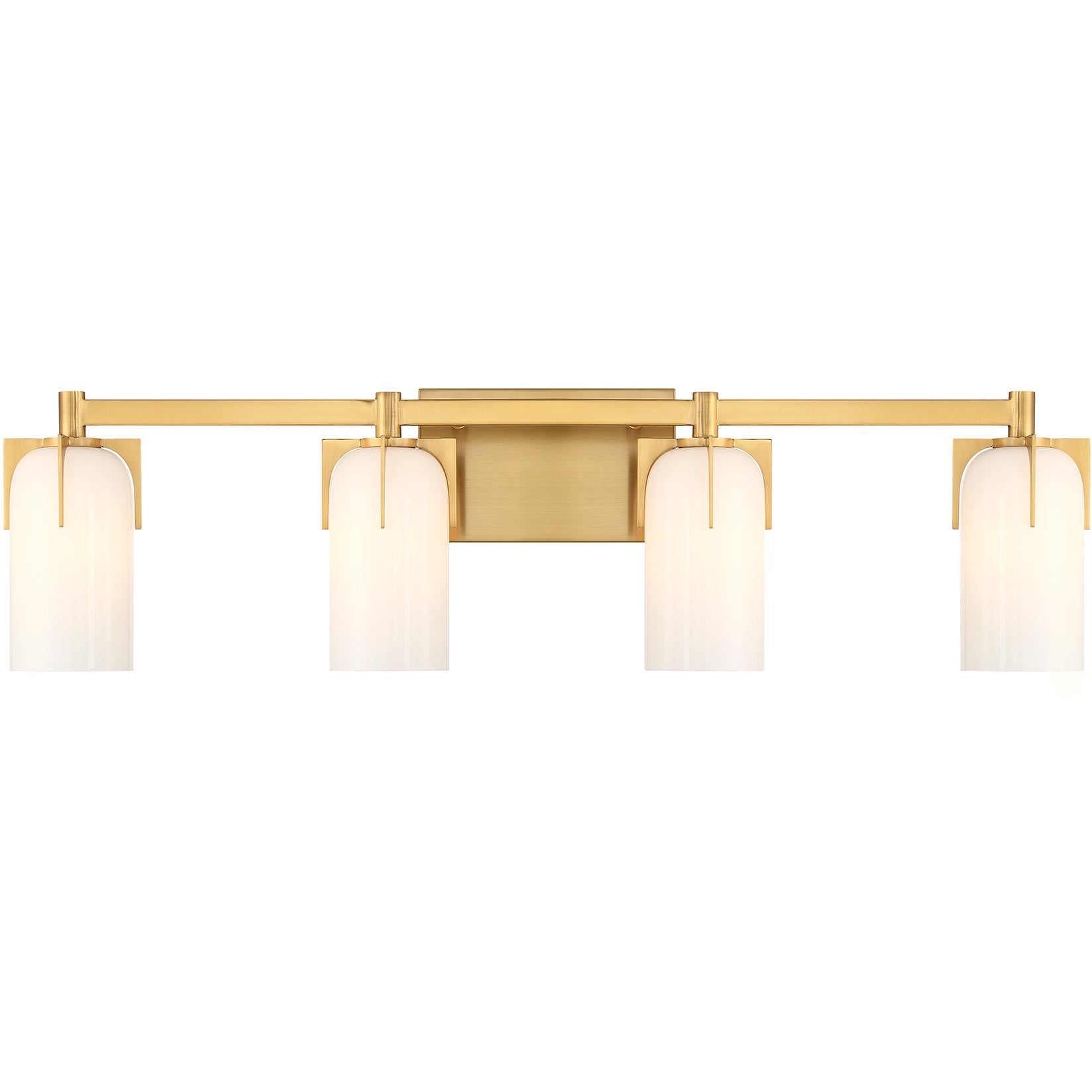 Caldwell 4-Light Bathroom Vanity Light in Matte Black