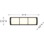 Harper Bathroom Vanity Light - 8-4204-16-BK