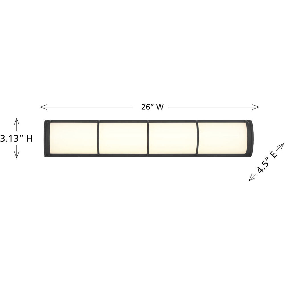Harper Bathroom Vanity Light - 8-4204-26-BK
