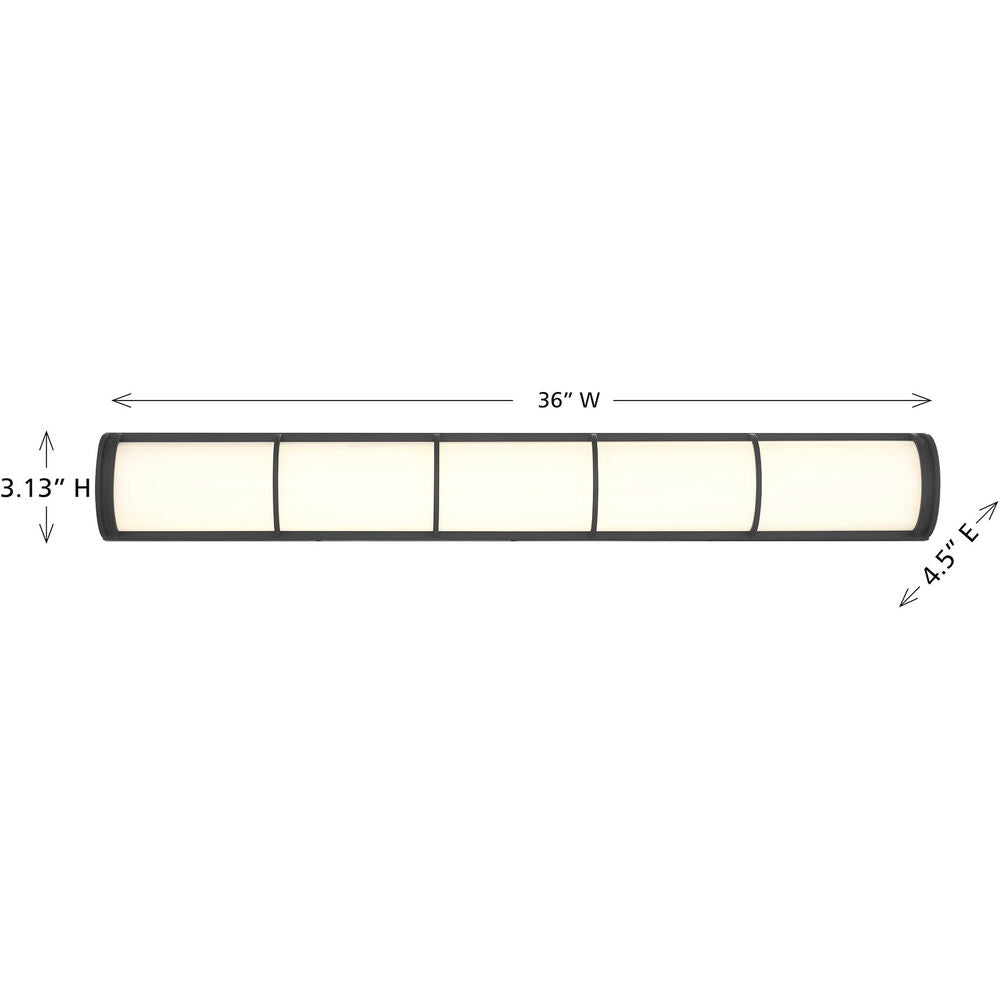 Harper Bathroom Vanity Light - 8-4204-36-BK