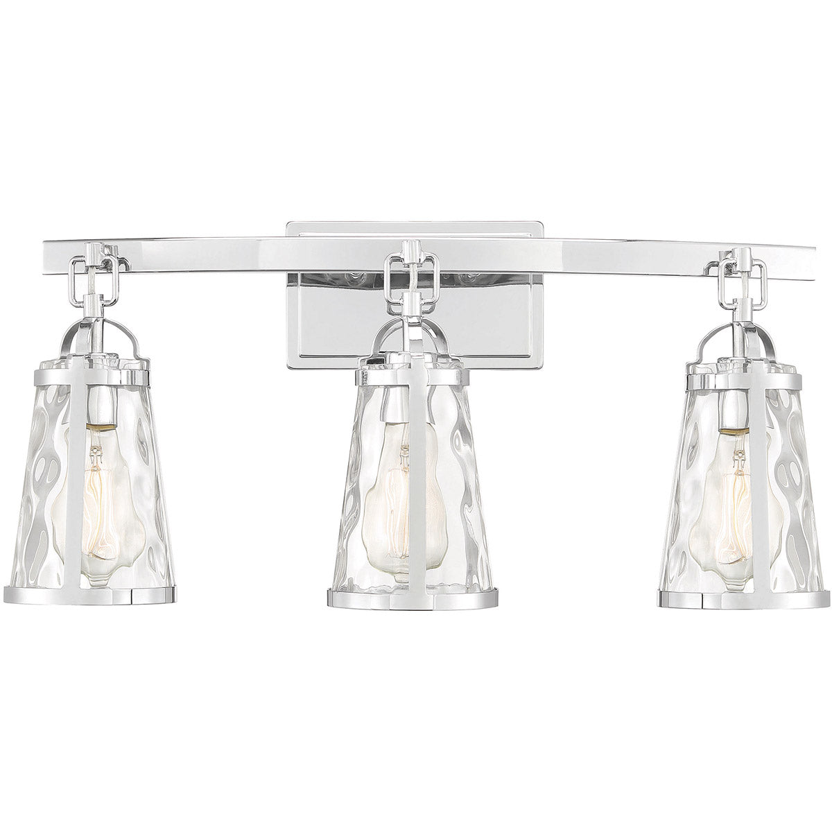 Albany 3-Light Bathroom Vanity Light in Black