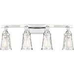 Albany 4-Light Bathroom Vanity Light in Black
