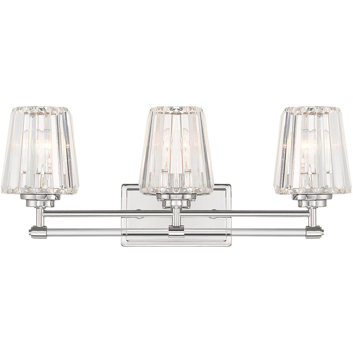 Garnet 3-Light Bathroom Vanity Light in Matte Black