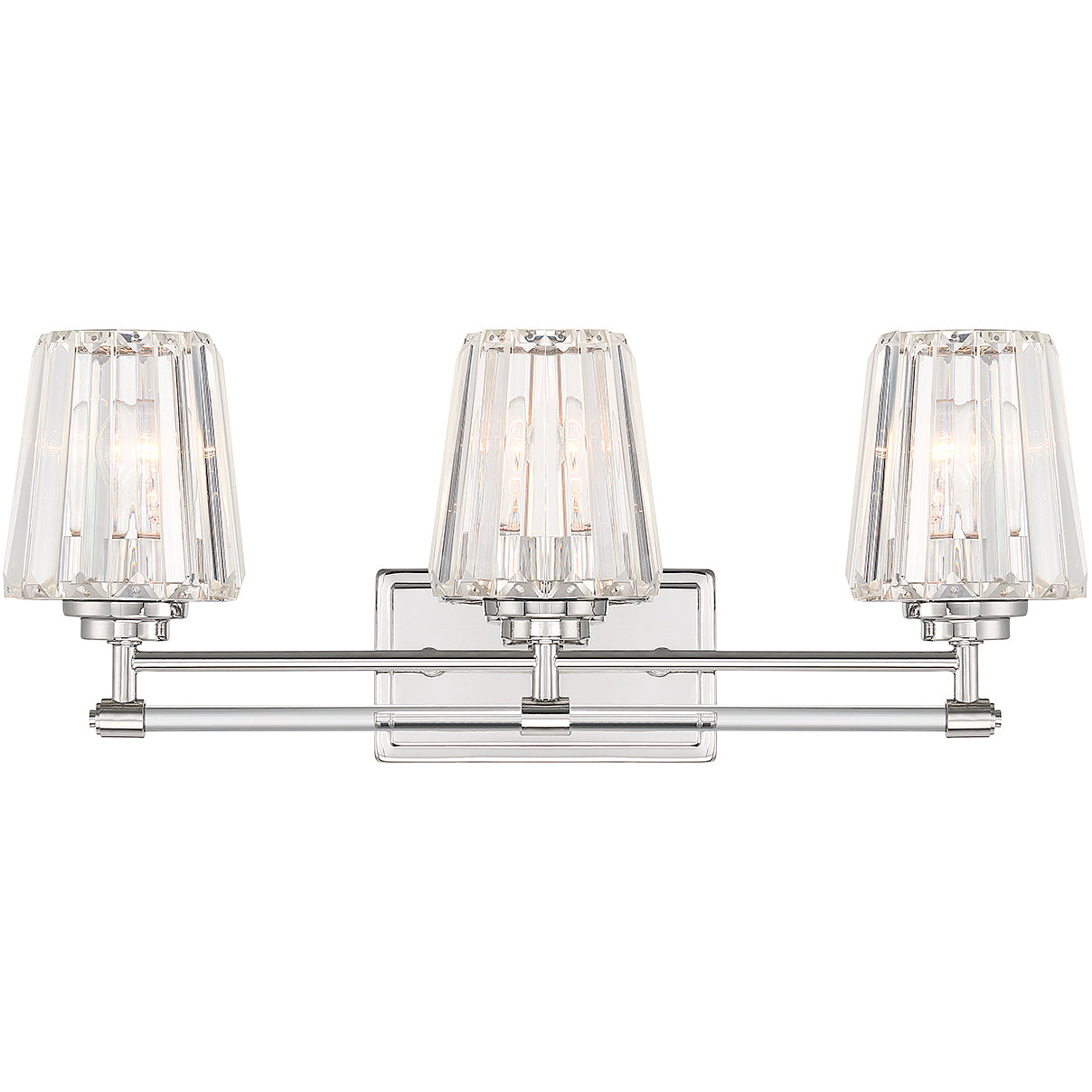 Garnet 3-Light Bathroom Vanity Light in Matte Black