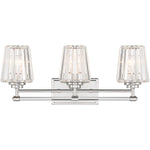 Garnet 3-Light Bathroom Vanity Light in Matte Black