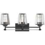 Garnet Bathroom Vanity Light - 8-6001-3-BK