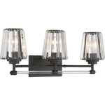 Garnet Bathroom Vanity Light - 8-6001-3-BK