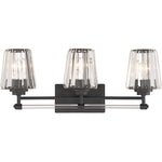 Garnet Bathroom Vanity Light - 8-6001-3-BK
