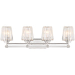 Garnet 4-Light Bathroom Vanity Light in Matte Black