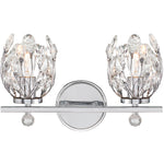 Moreno 2-Light Bathroom Vanity Light in Matte Black
