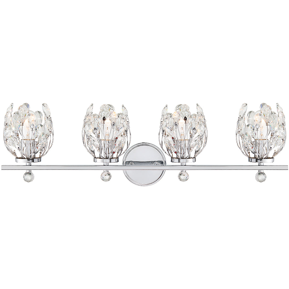 Moreno 4-Light Bathroom Vanity Light in Matte Black