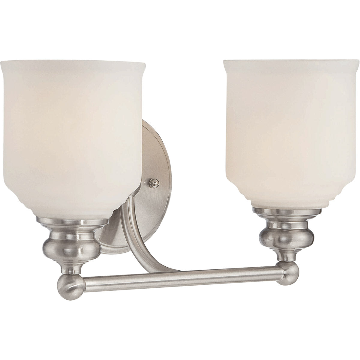 Melrose 2-Light - Melrose Bathroom Vanity Light by Savoy House