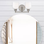 Melrose 2-Light - Melrose Bathroom Vanity Light by Savoy House