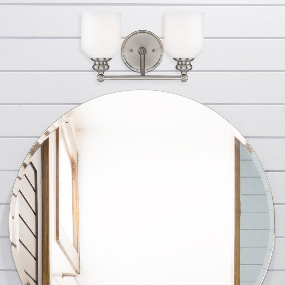 Melrose 2-Light - Melrose Bathroom Vanity Light by Savoy House